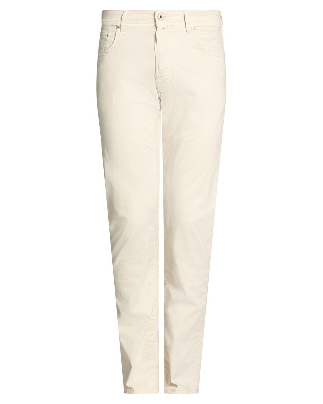 Jacob Cohen White Pants Modal, Cotton, Elastane, Polyester for men