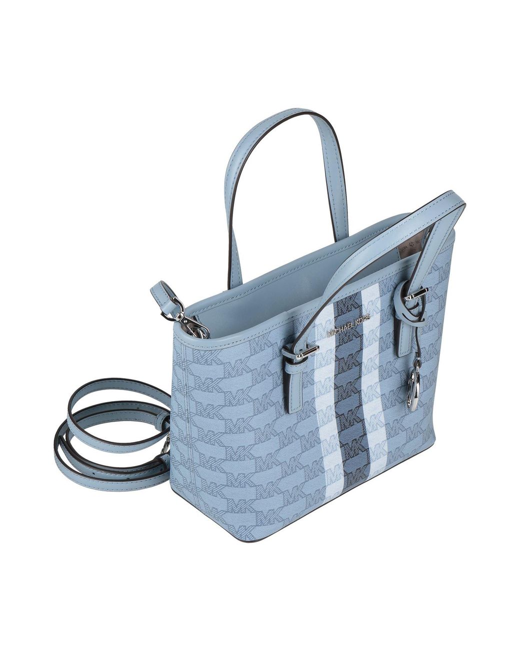 MICHAEL Michael Kors Blue Handbag Textile Fibers