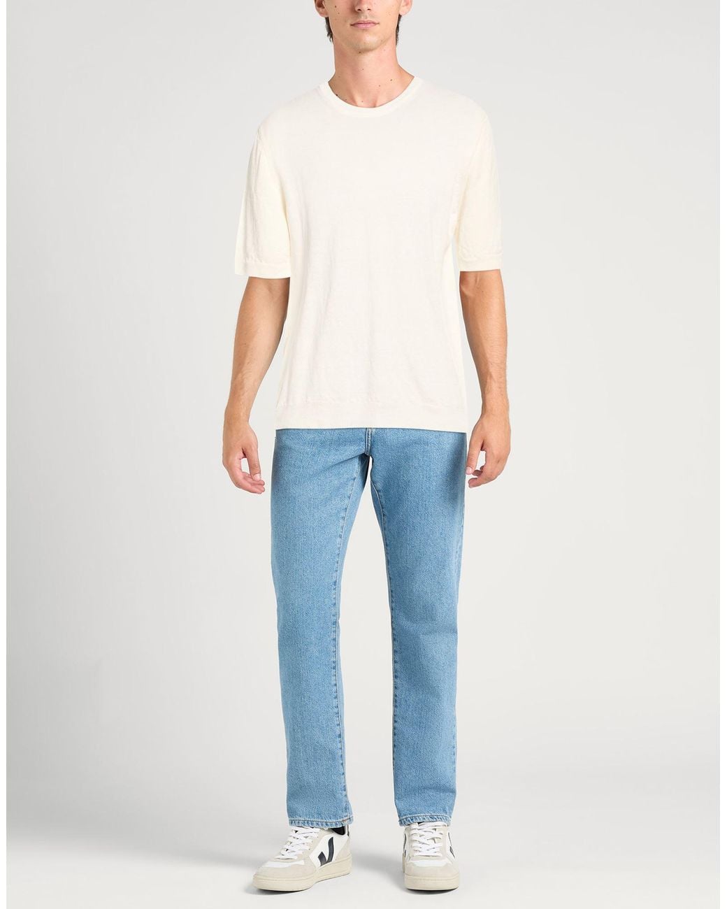 Alpha Studio Pullover in White für Herren