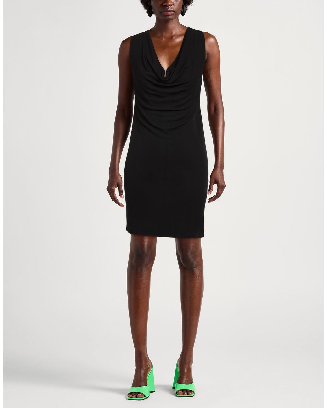 Alpha Studio Black Mini Dress