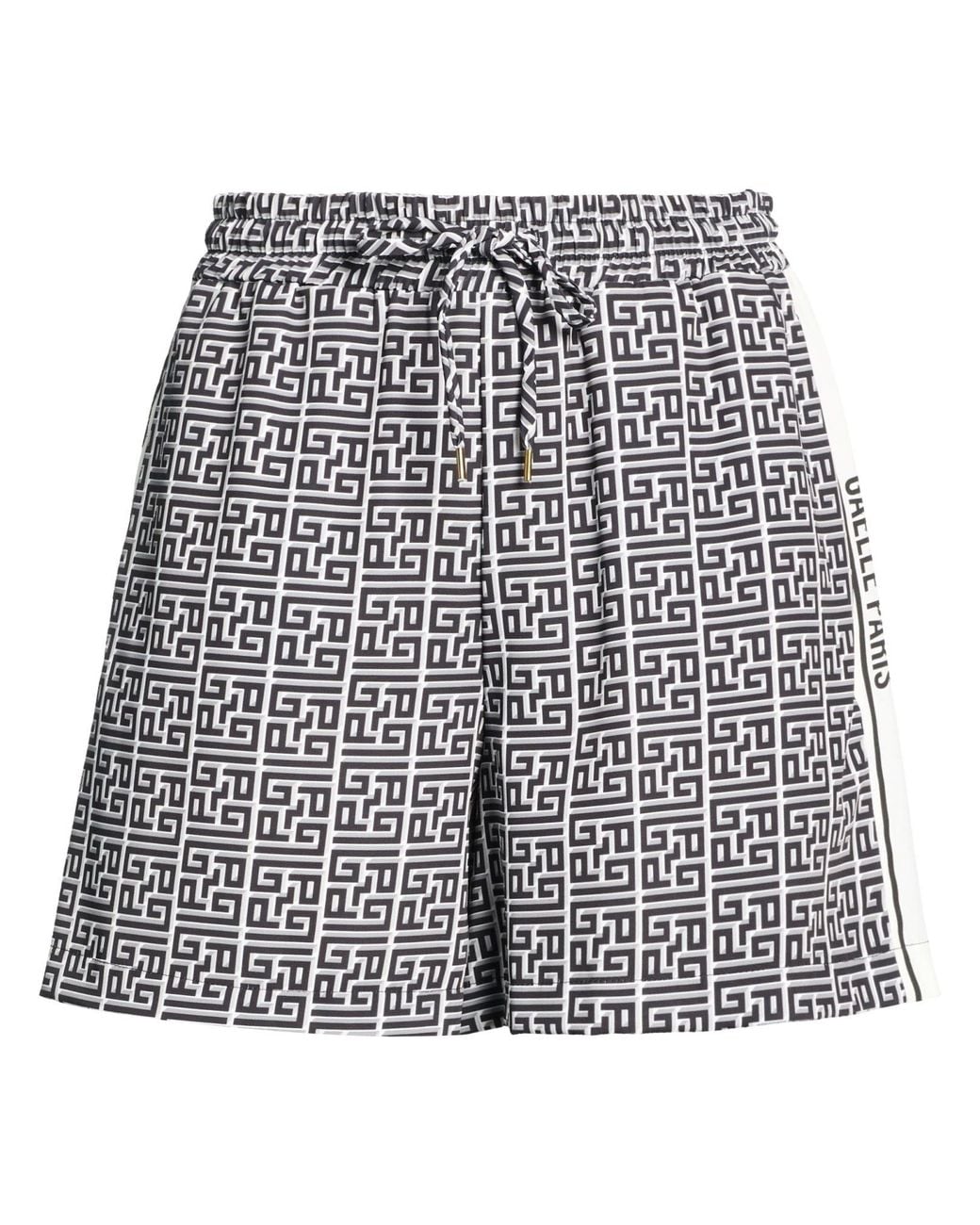 Gaelle Paris Black Shorts & Bermuda Shorts Polyester, Elastane