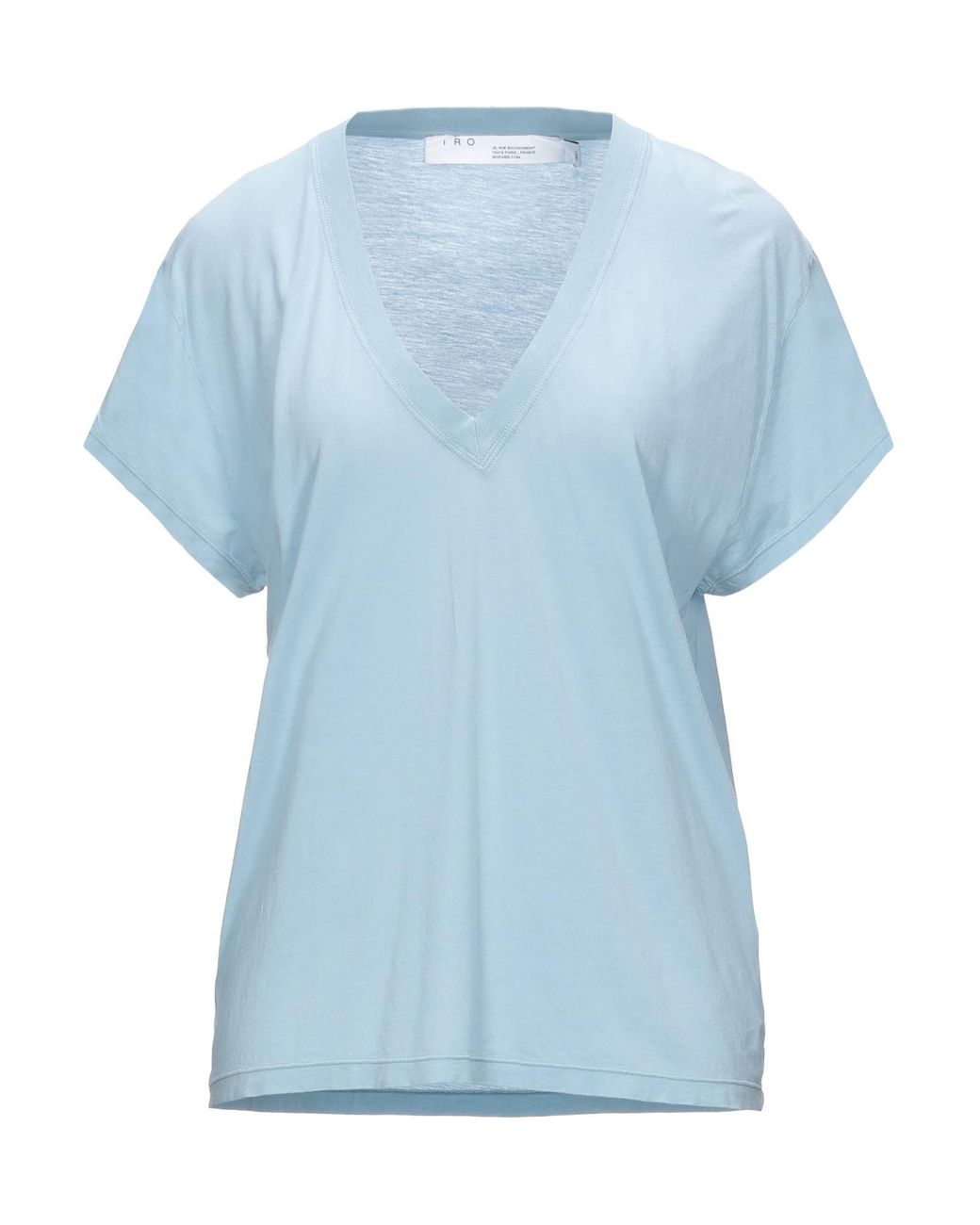 IRO Cotton T-shirt in Pastel Blue (Blue) - Lyst