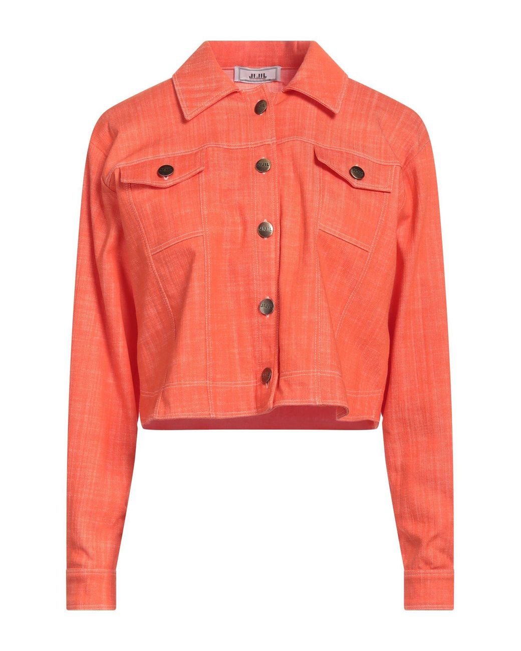 Jijil Orange Denim Outerwear