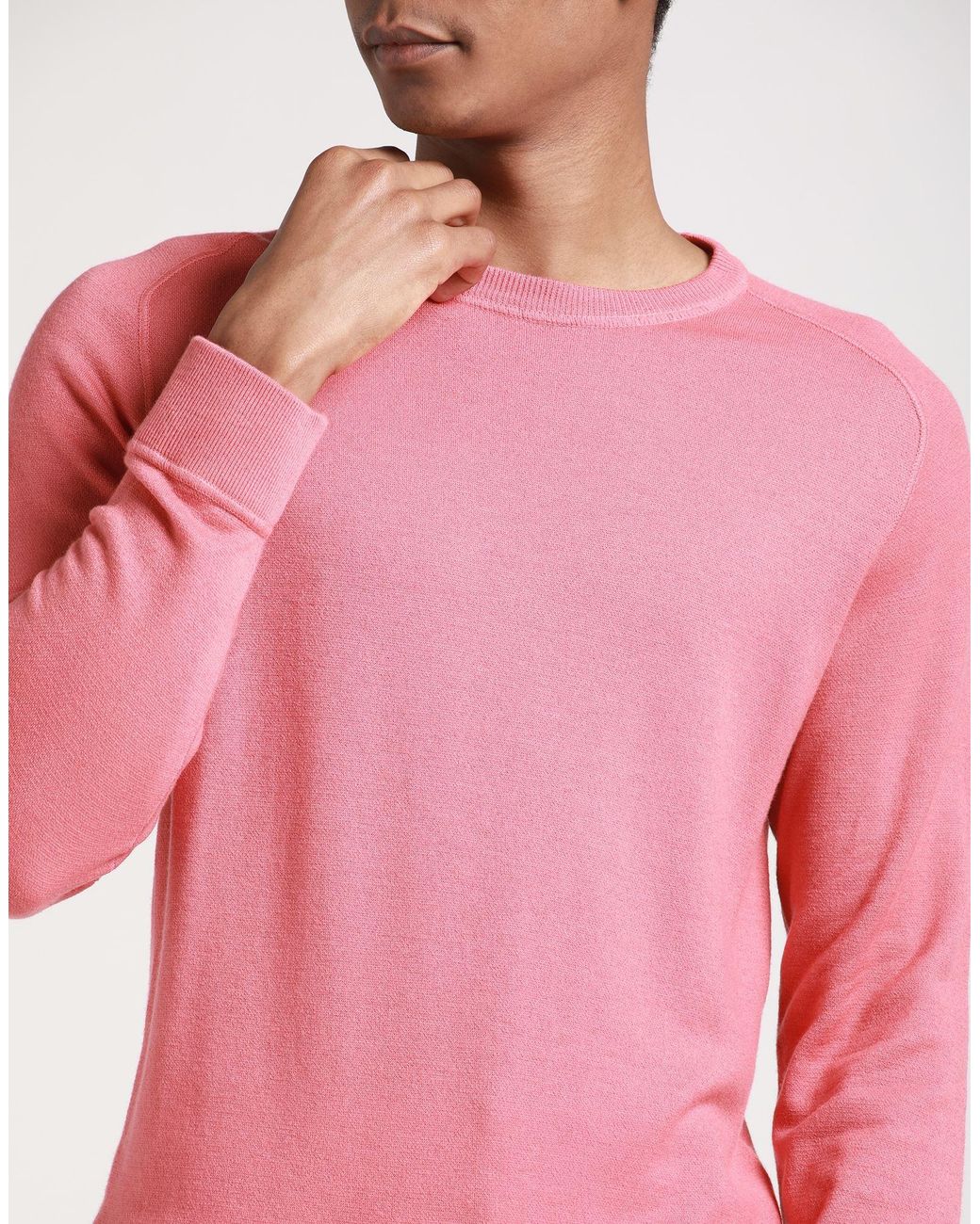 Massimo Alba Pink Jumper for men
