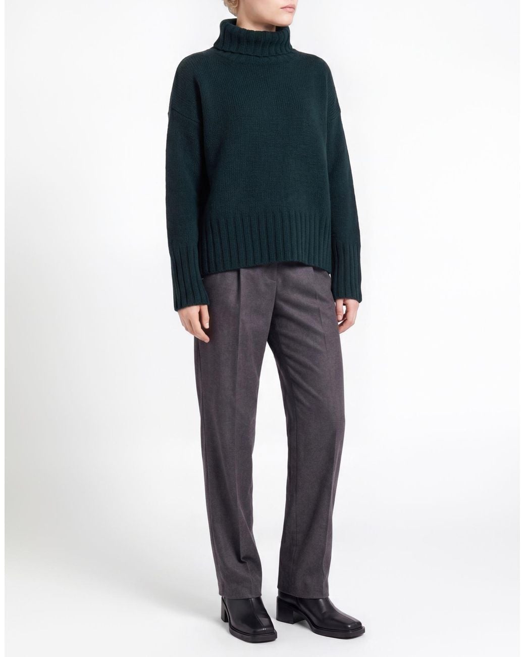 Aragona Green Turtleneck