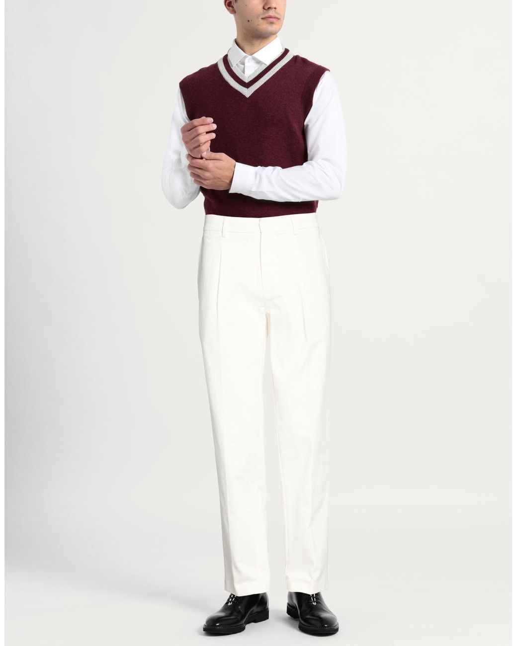 Cruna White Pants for men