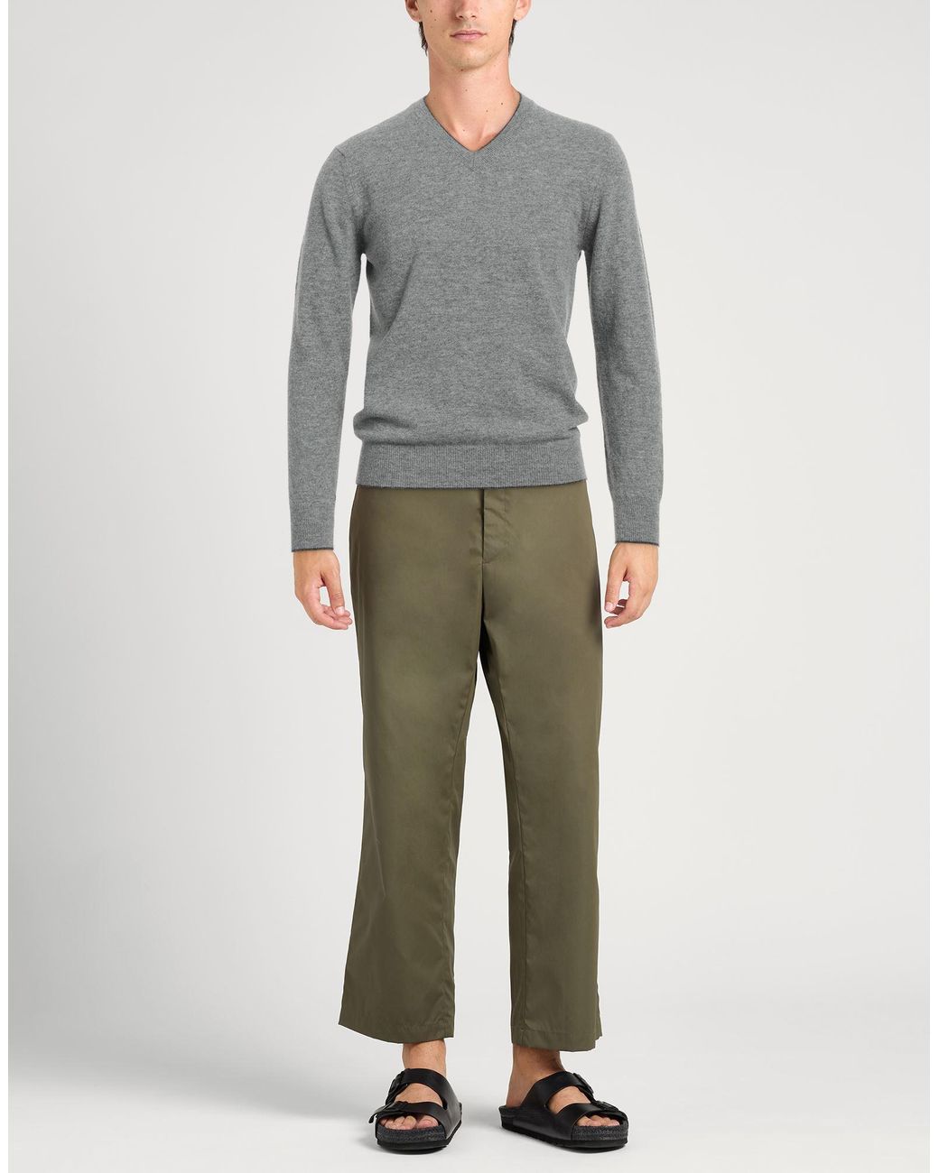 Altea Gray Sweater Virgin Wool for men