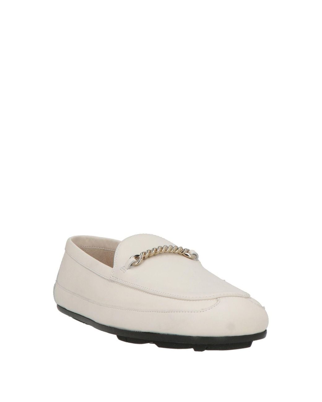 Testoni White Loafer
