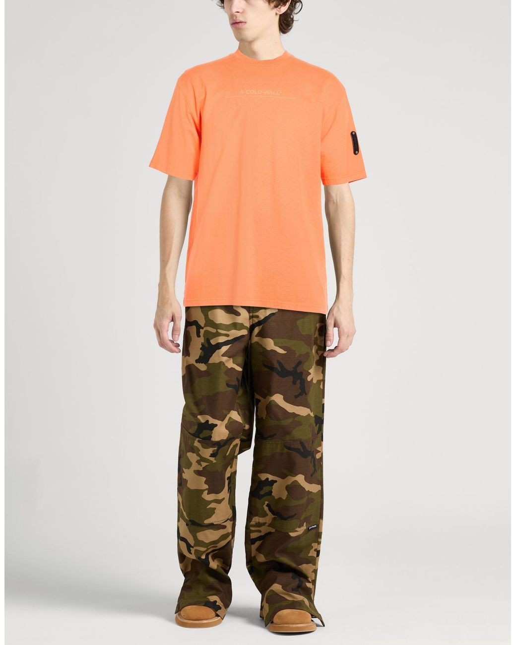 A_COLD_WALL* Orange T-Shirt Cotton for men