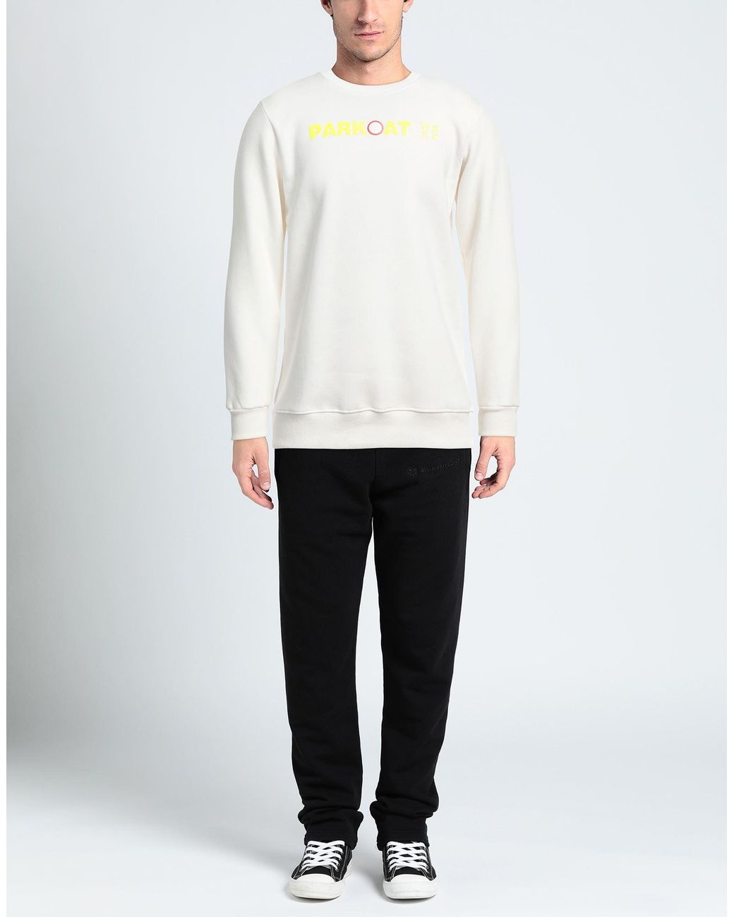 Parkoat White Sweatshirt for men