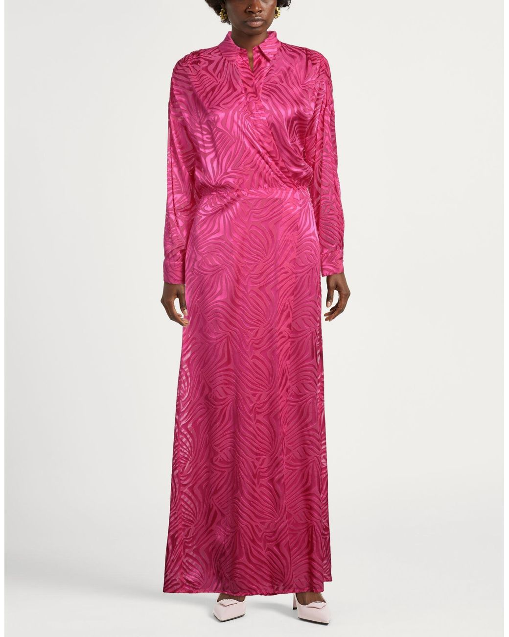Pinko Pink Maxi Dress