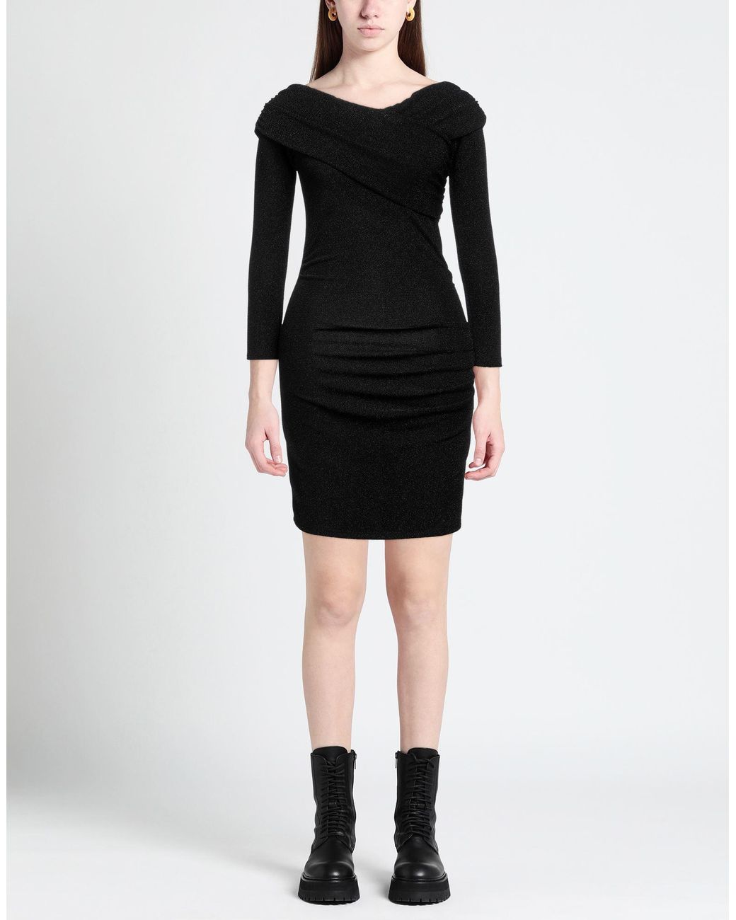 Kaos Black Mini Dress