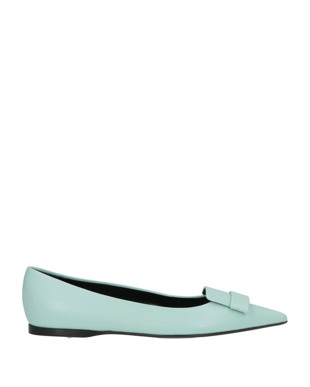 Sergio Rossi Green Ballet Flats