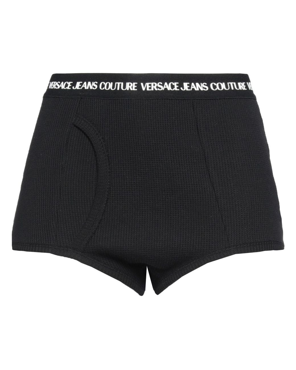 Versace Jeans Couture Black Shorts & Bermuda Shorts Cotton