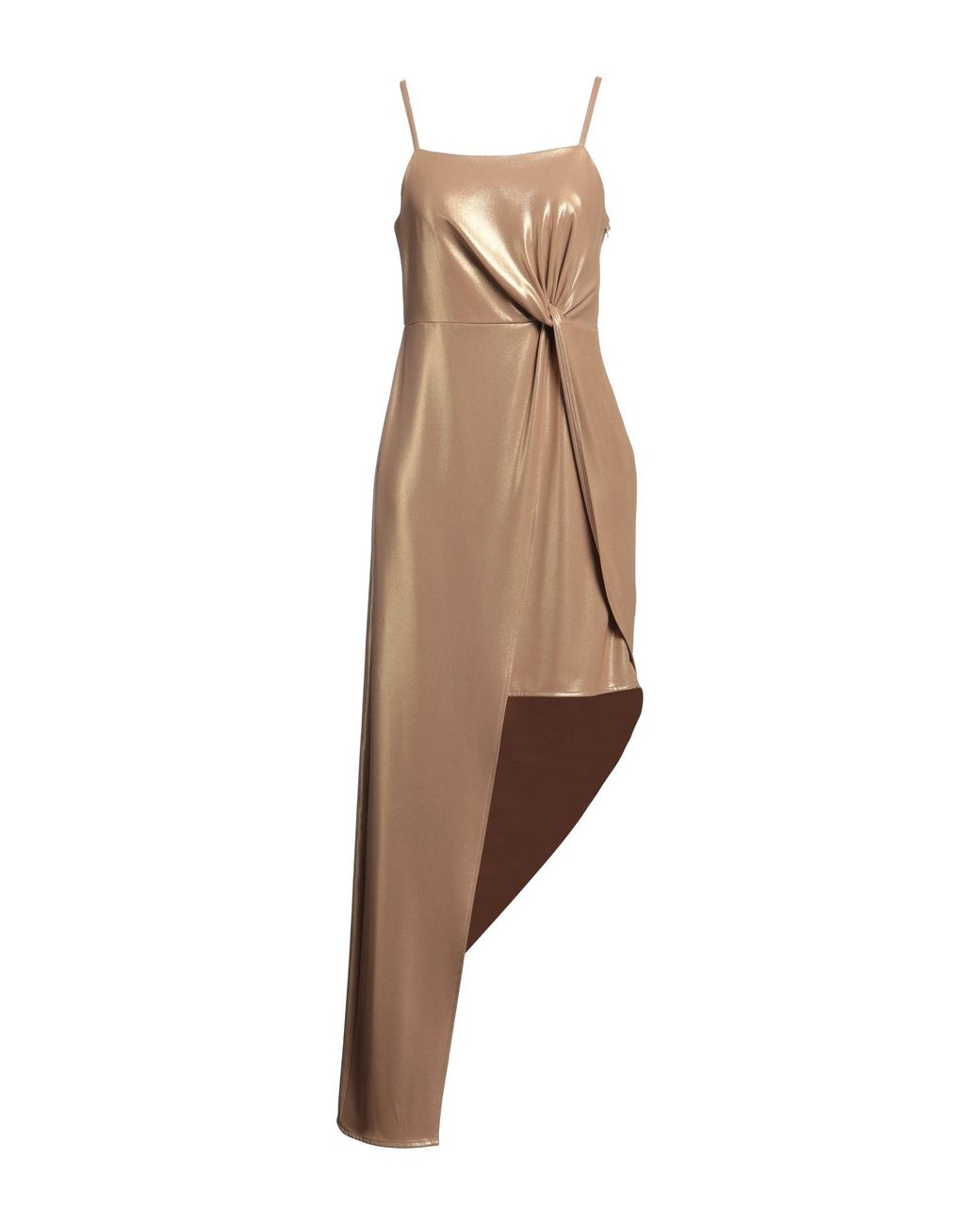 Siste's Natural Sand Maxi Dress Polyester, Elastane