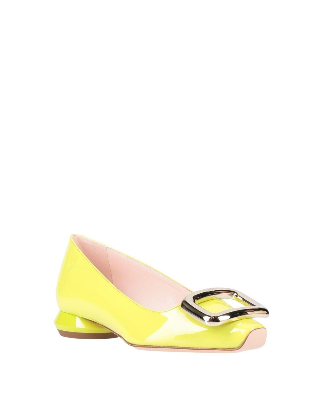 Roger Vivier Yellow Ballet Flats