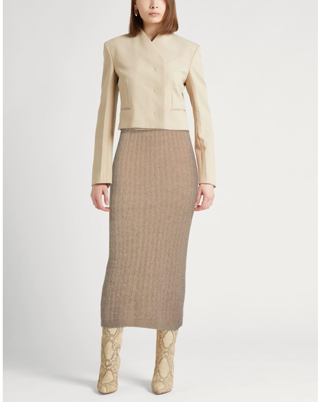 Liu Jo Natural Midi Skirt
