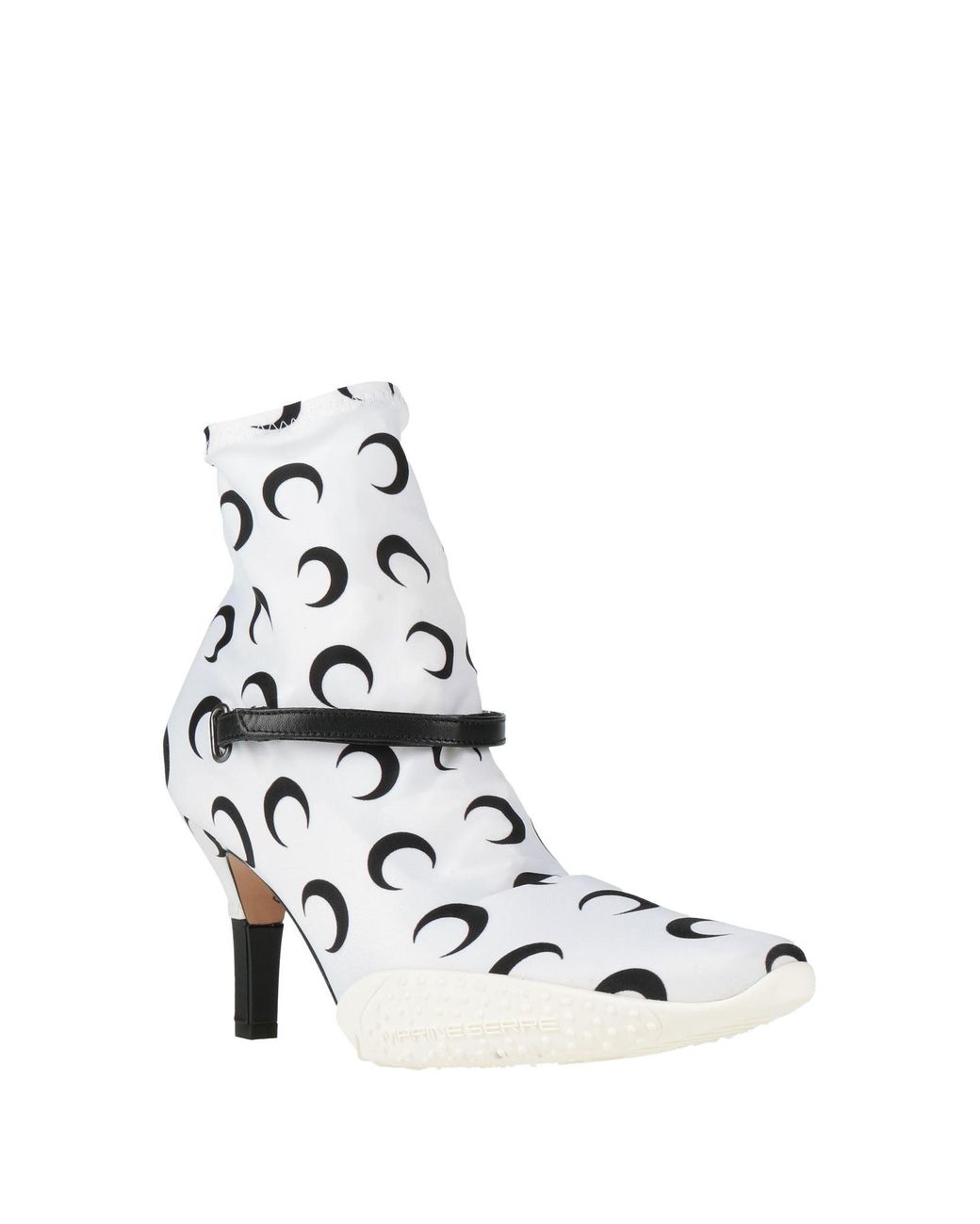 MARINE SERRE White Ankle Boots