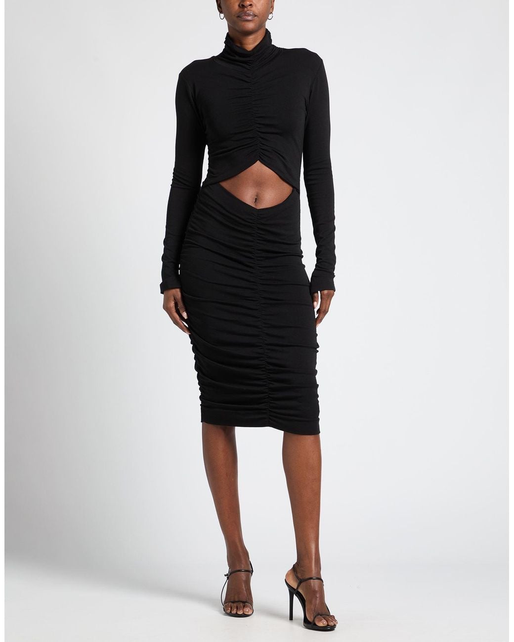 Thom Krom Black Midi Dress
