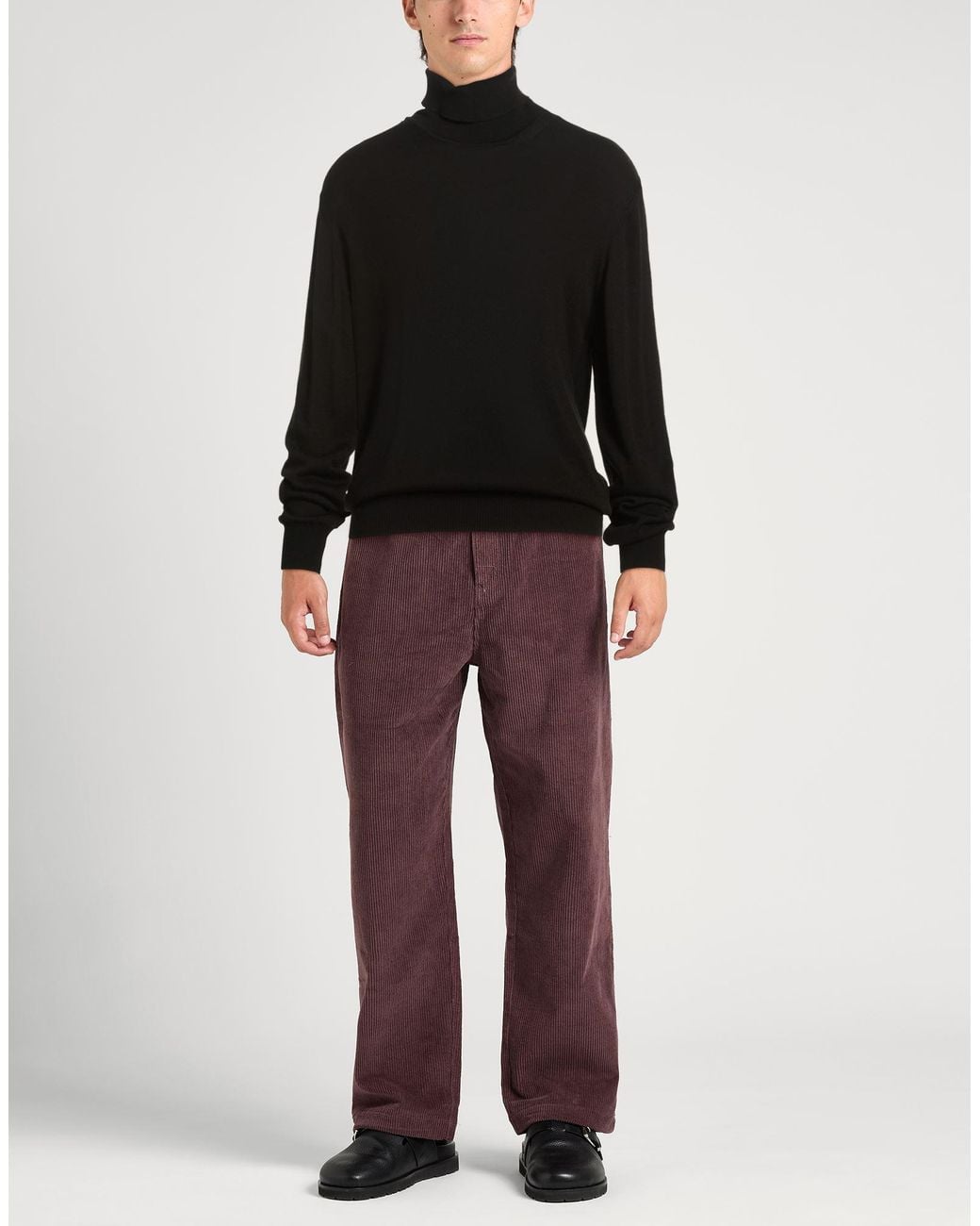 Trussardi Black Turtleneck for men