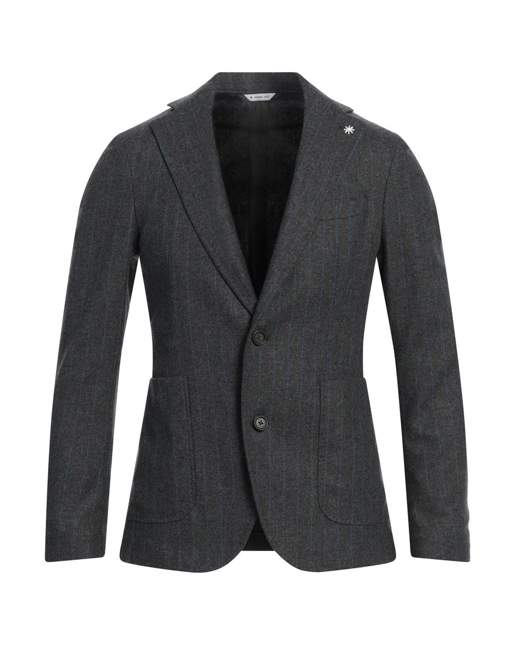 Manuel Ritz Black Blazer Virgin Wool, Polyester, Elastane for men