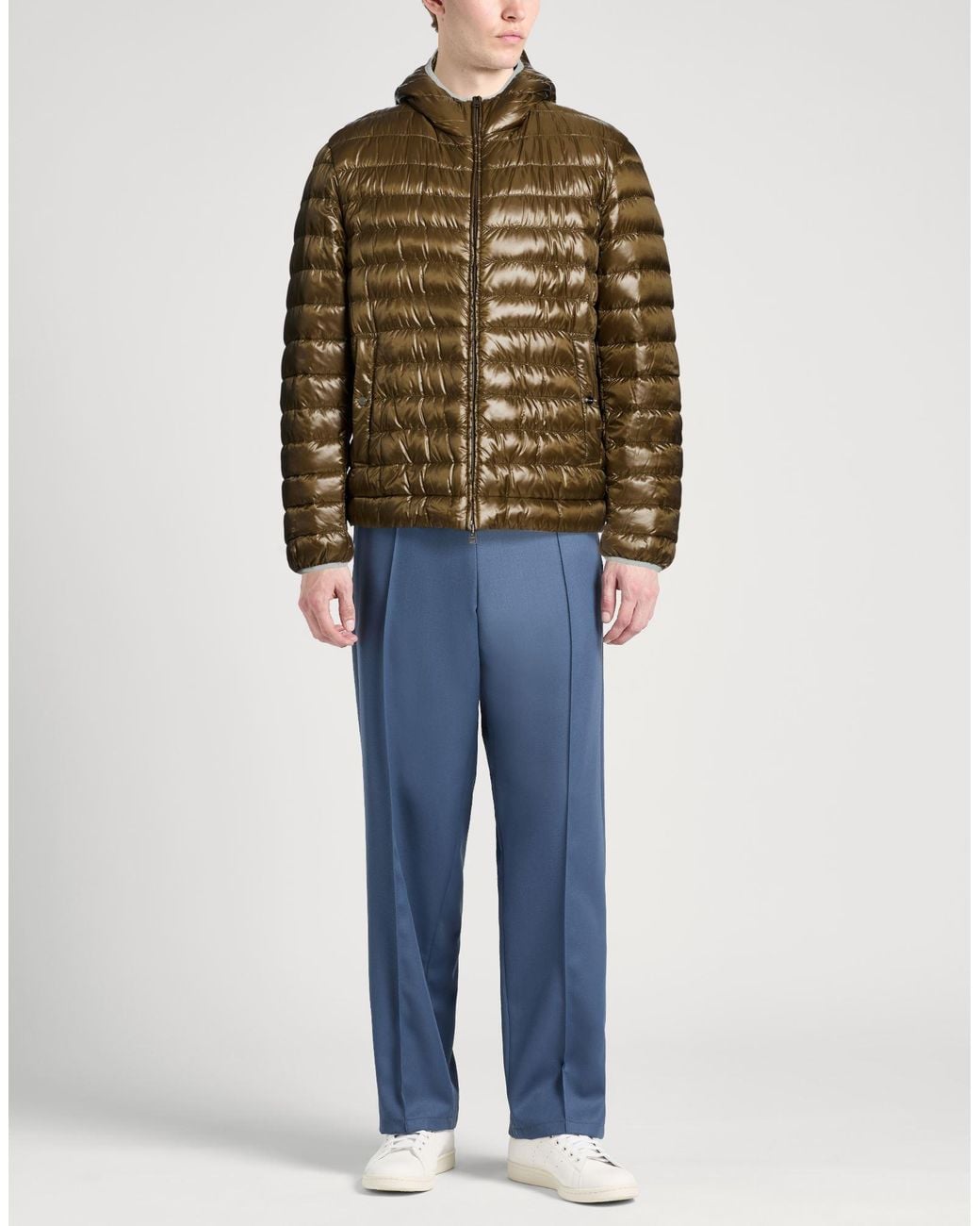 Herno Green Puffer Polyamide for men