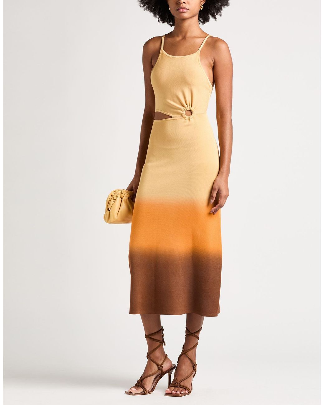 Sandro Metallic Midi Dresses