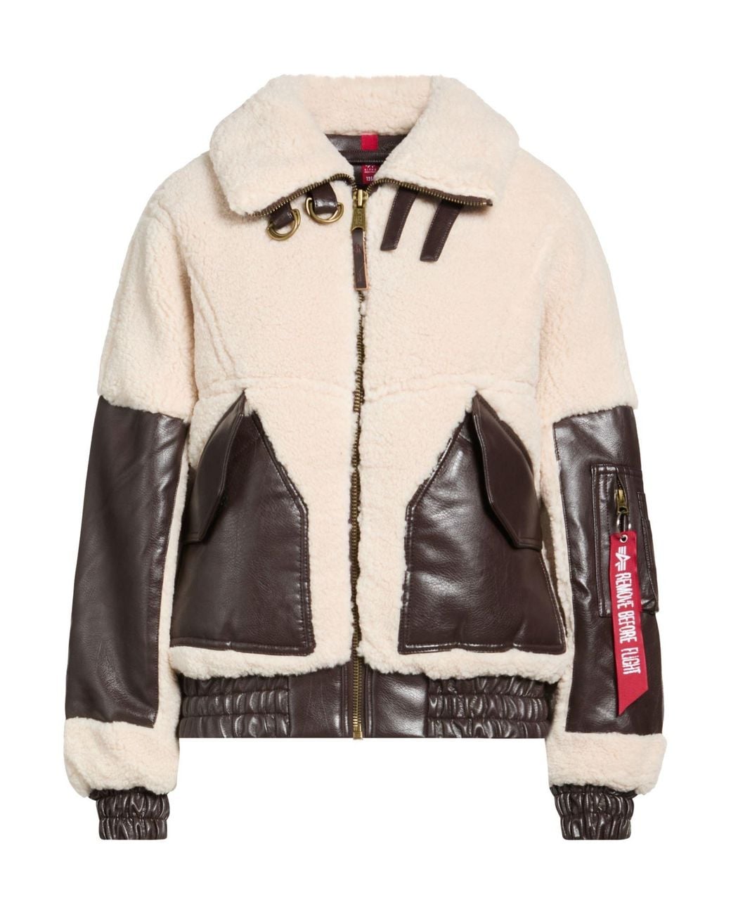 Alpha Industries Black Shearling & Teddy