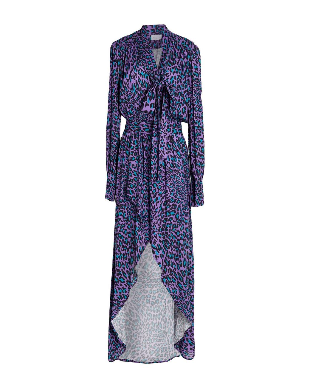 Gaelle Paris Blue Maxi Dress Viscose, Elastane