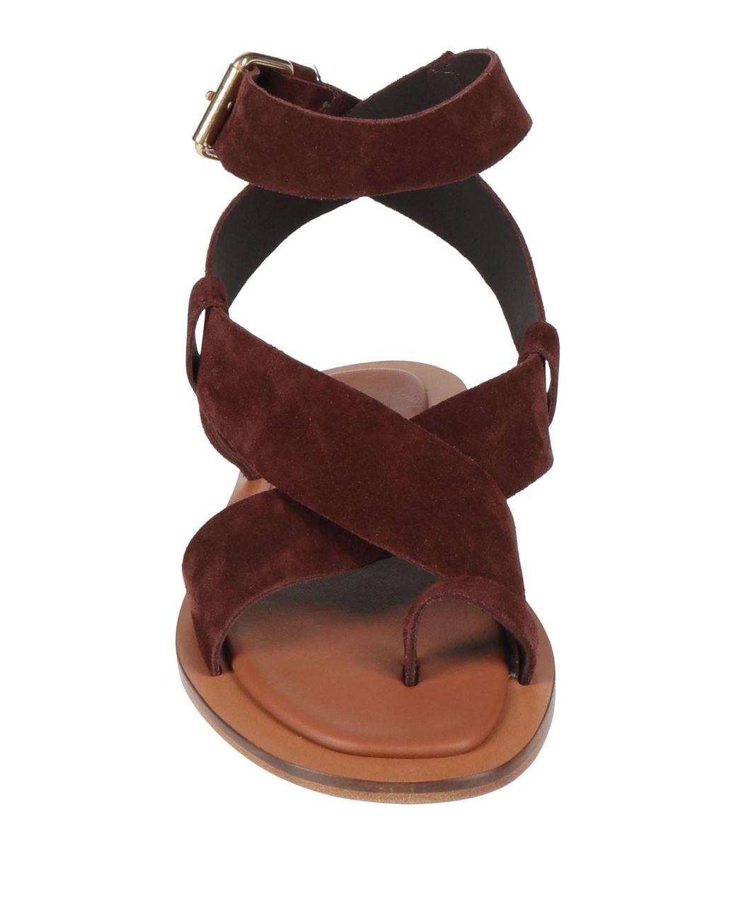 Mansur Gavriel Brown Thong Sandal