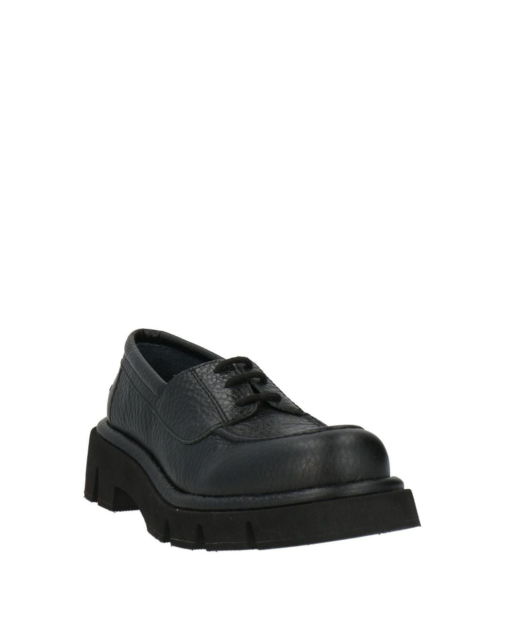 Paloma Barceló Black Lace-Up Shoes