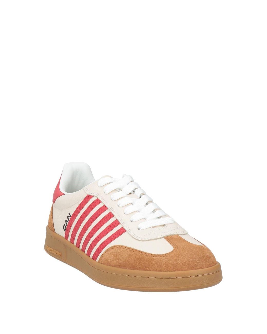 DSquared² Pink Sneakers Calfskin for men
