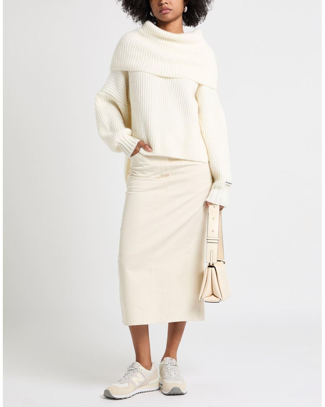 Pinko White Jumper