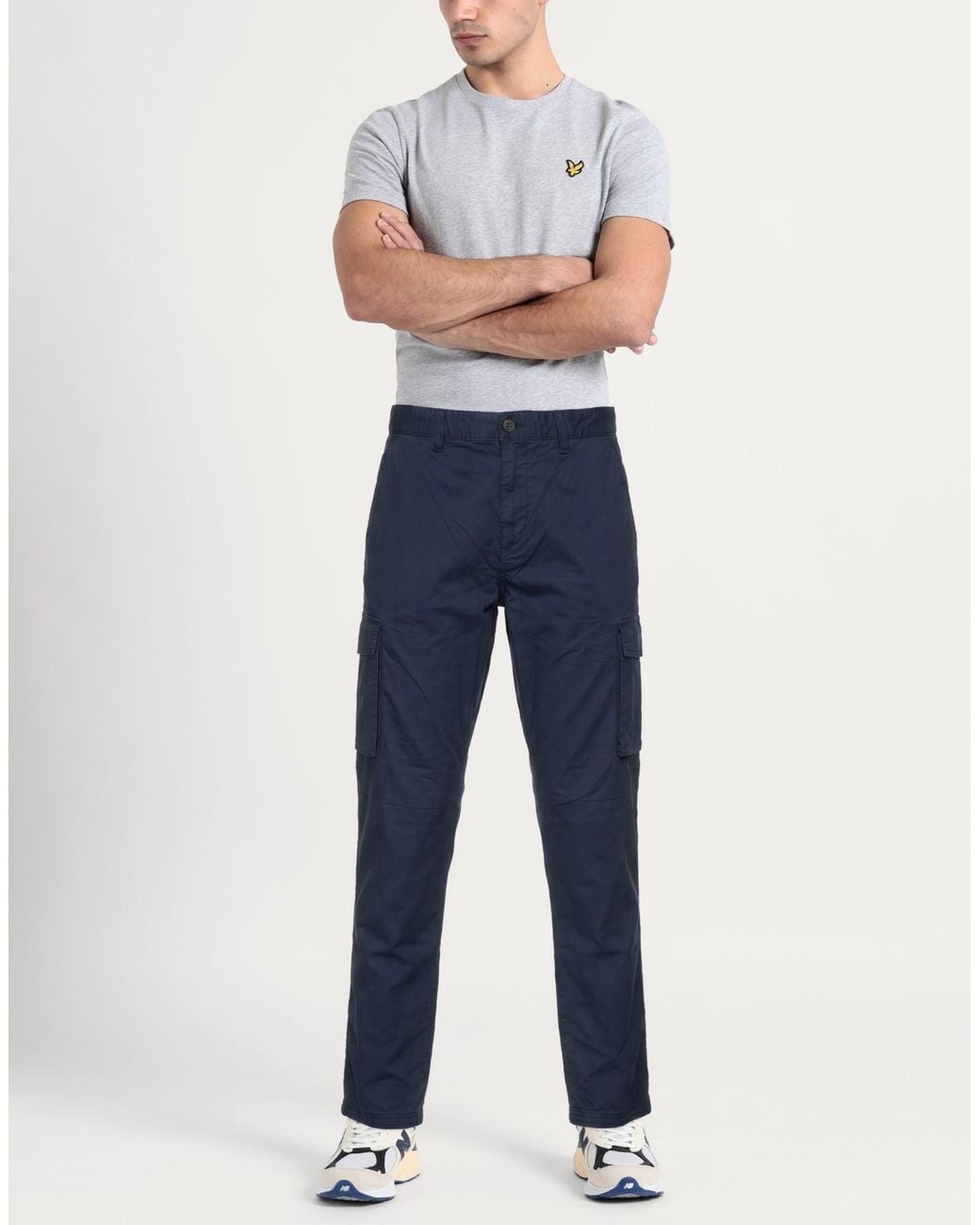 Lyle & Scott Blue Trouser for men