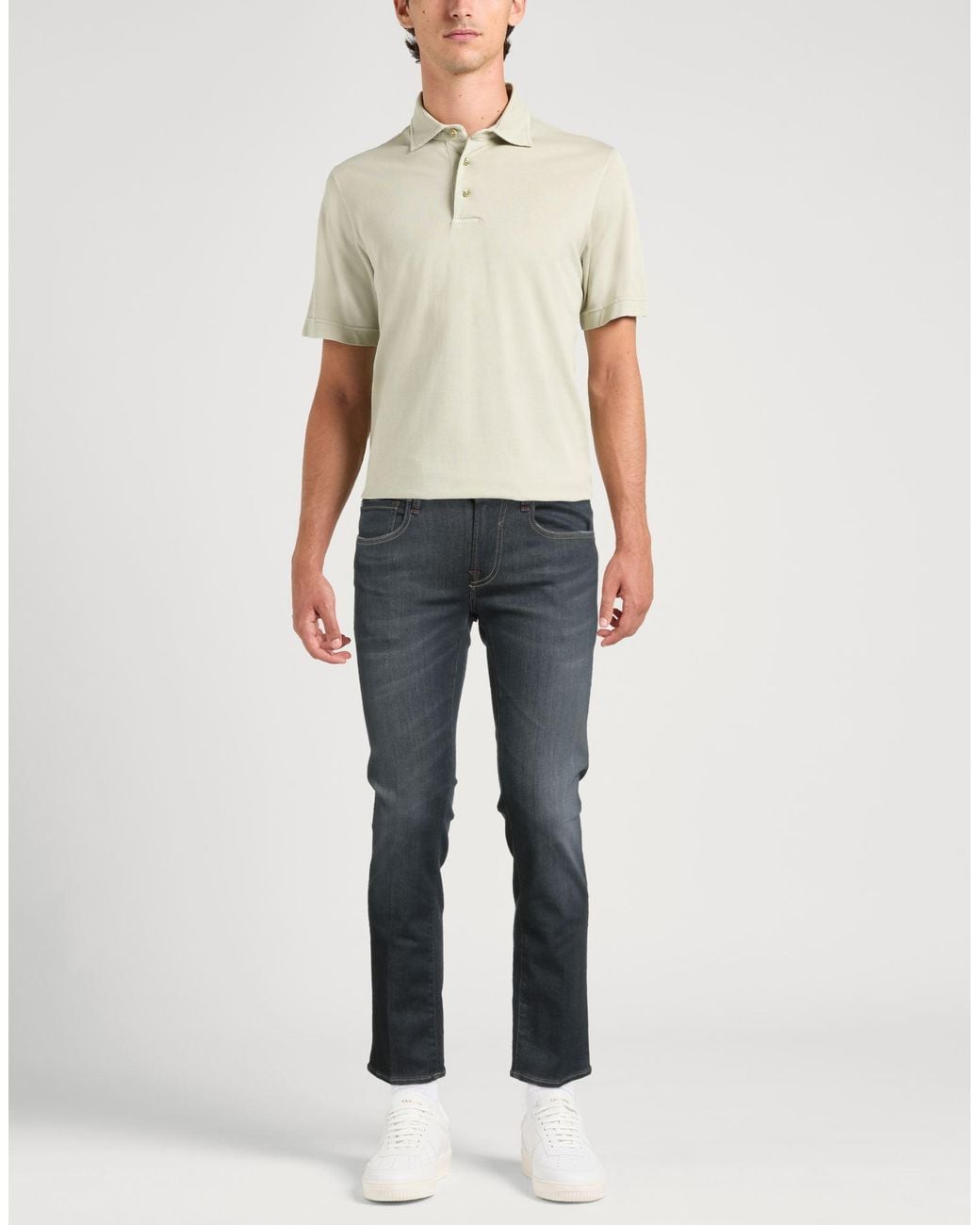 Guess Gray Jeans Cotton, Lyocell, Elastomultiester, Elastane for men
