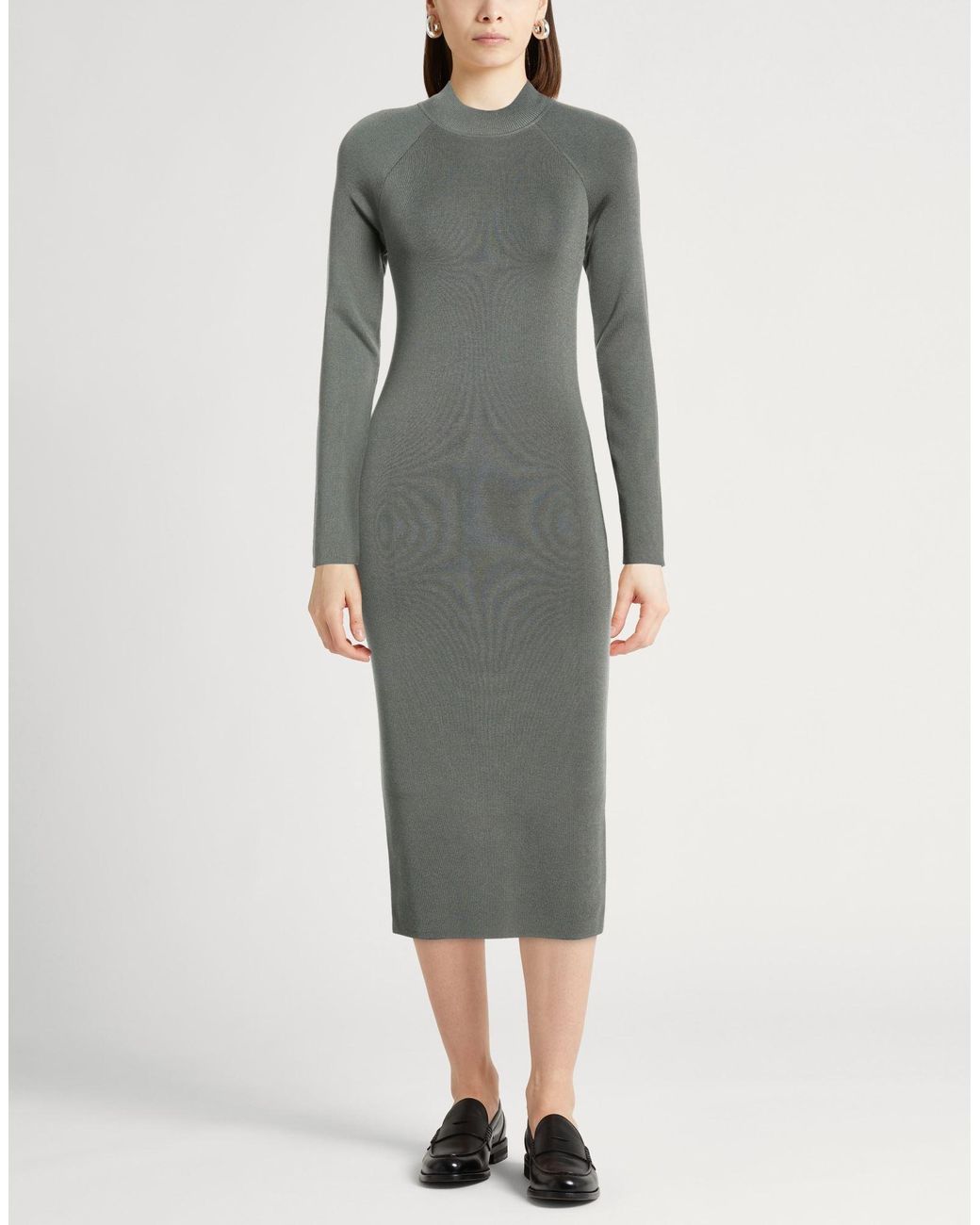 Patrizia Pepe Gray Midi Dress