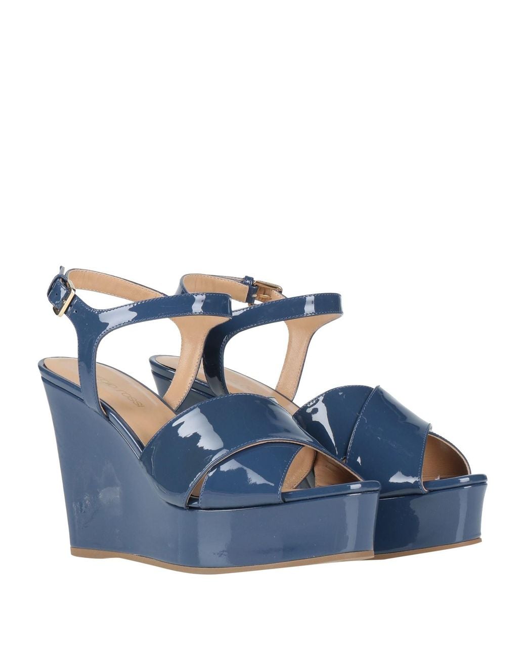 Sergio Rossi Blue Sandals