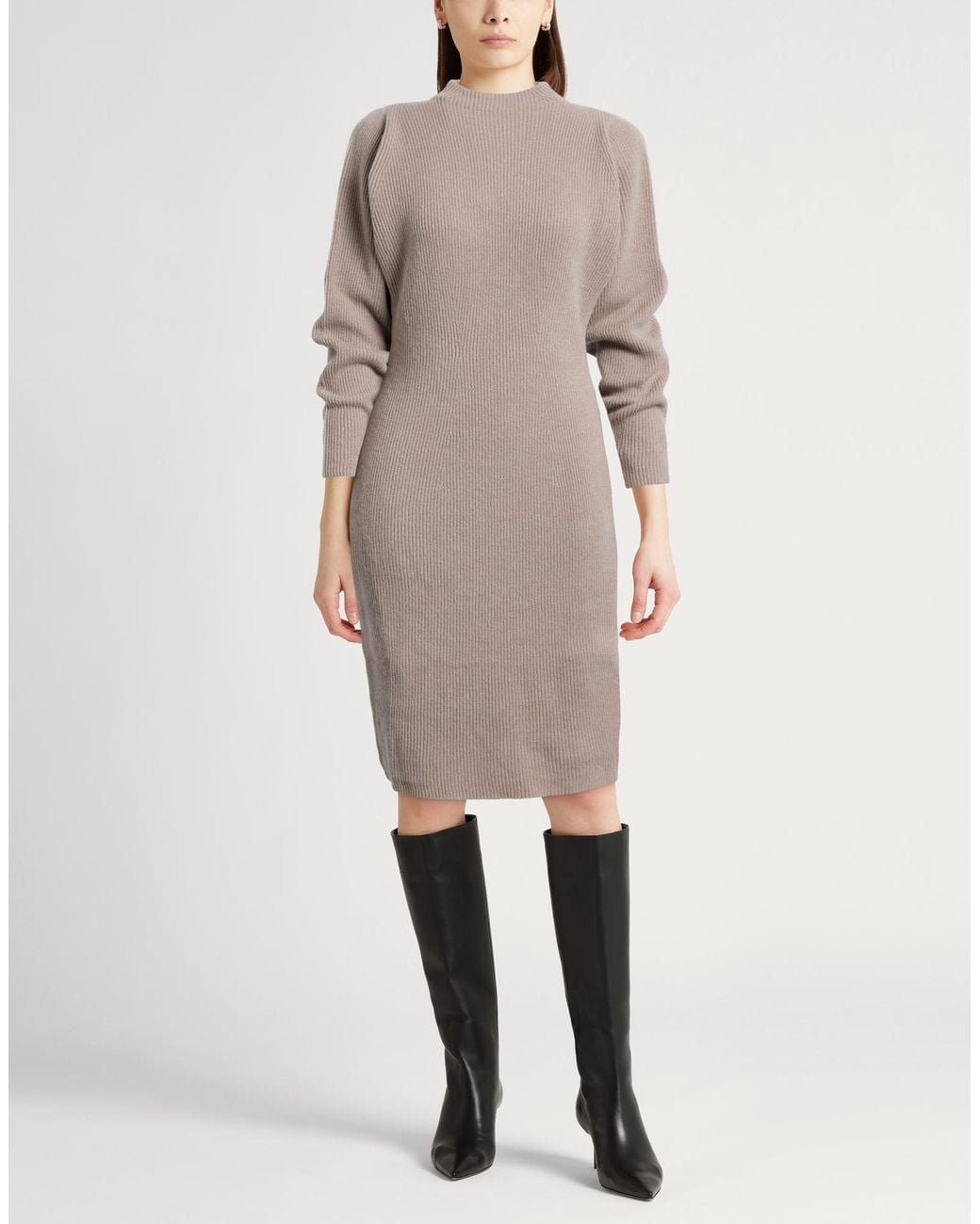 Agnona Gray Midi Dresses