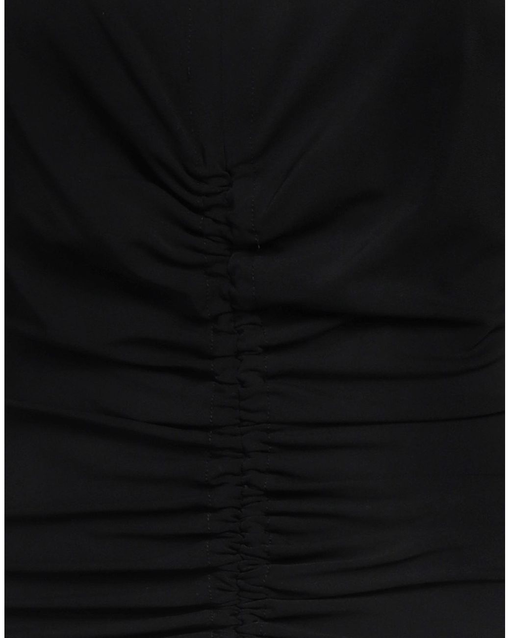 Patrizia Pepe Black Top Acetate, Polyamide, Elastane