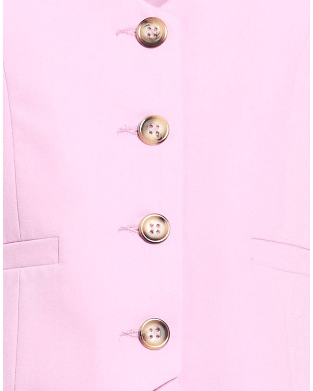 Dixie Pink Tailored Vest Polyester, Viscose, Elastane