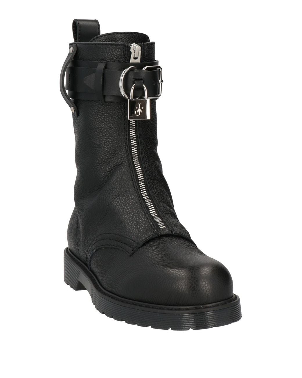 J.W. Anderson Black Boot Calfskin for men