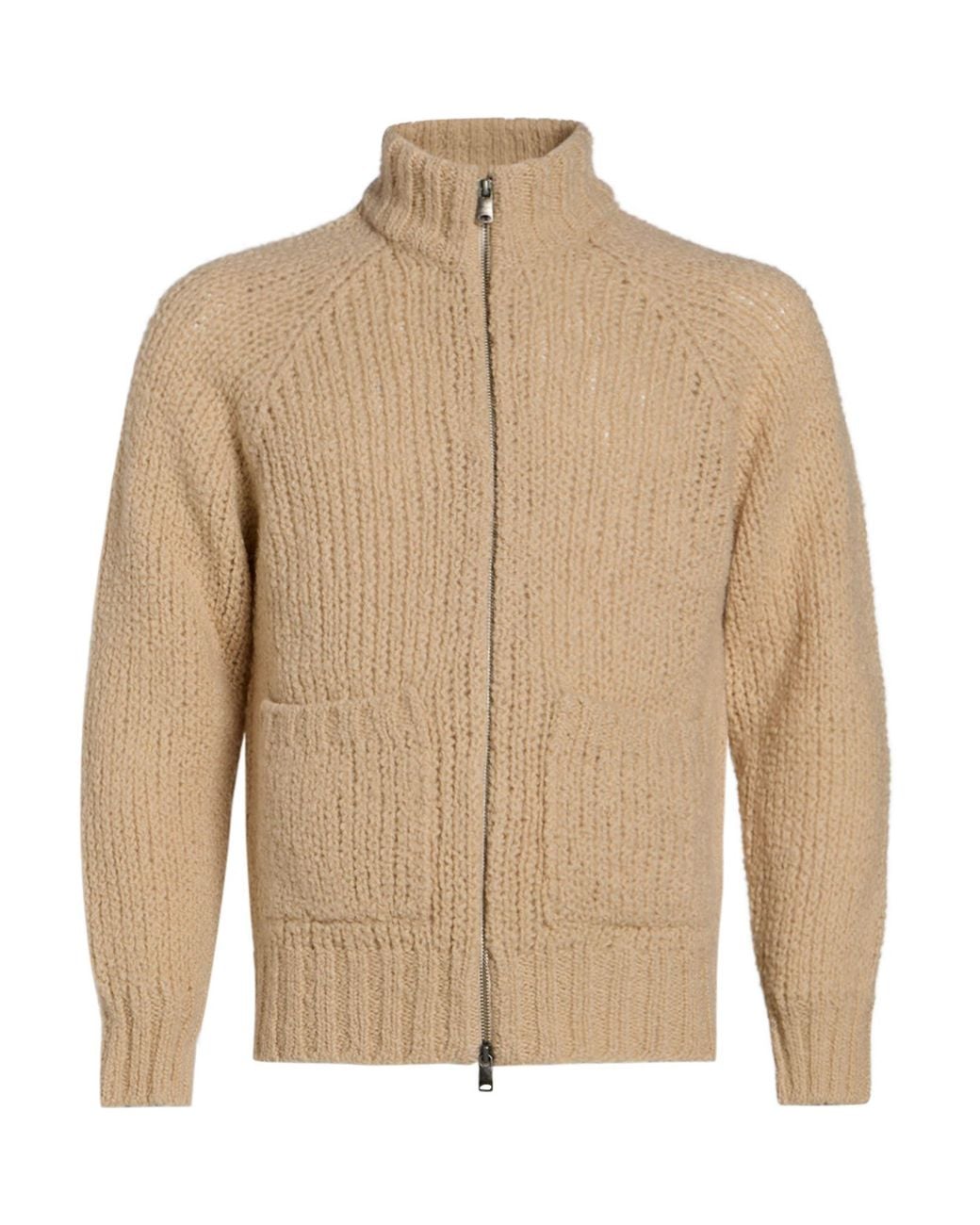 Circolo 1901 Natural Cardigan Wool, Alpaca Wool for men