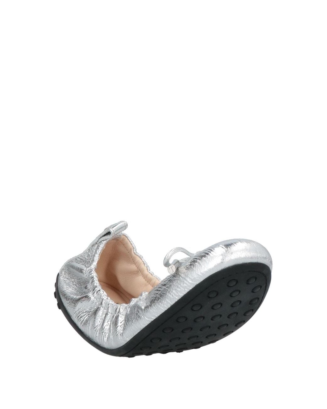 Tod's White Ballet Flats
