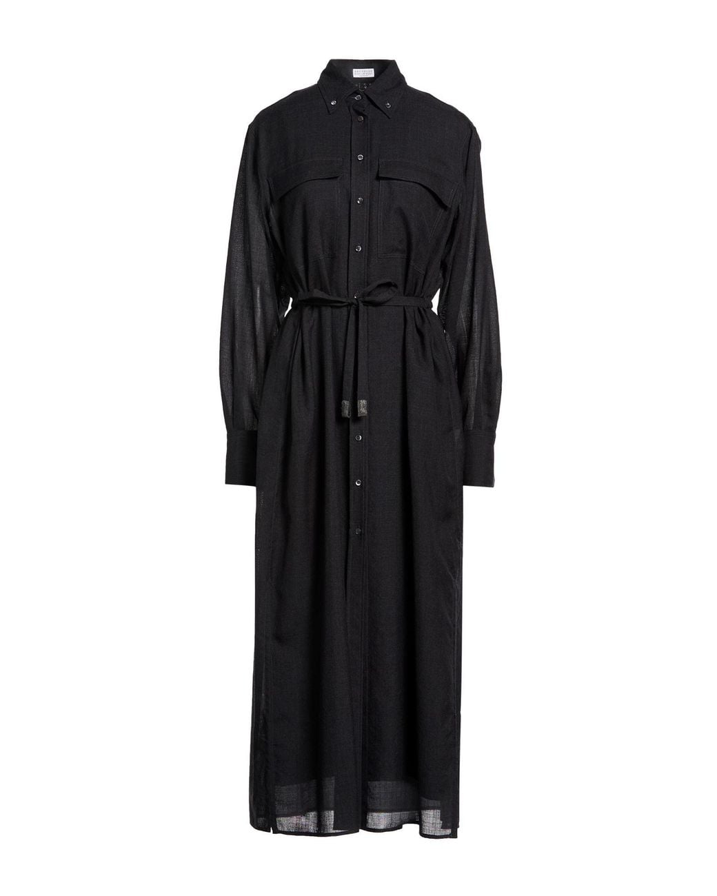 Brunello Cucinelli Black Maxi Dress
