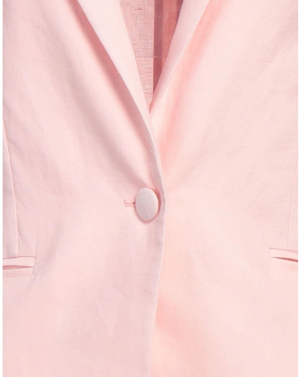 HEBE STUDIO Pink Blazer Linen