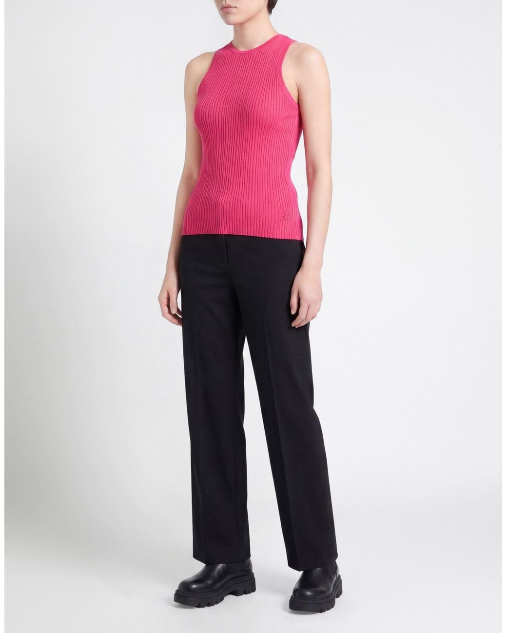 HUGO Pink Fuchsia Top Viscose, Polyester
