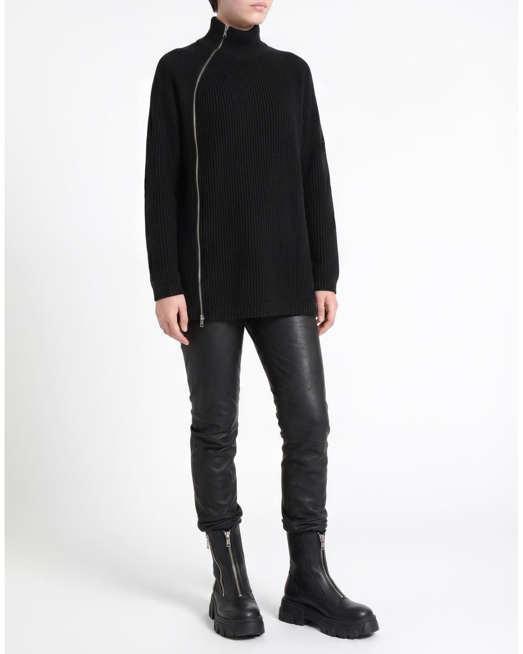 Alpha Studio Black Strickjacke