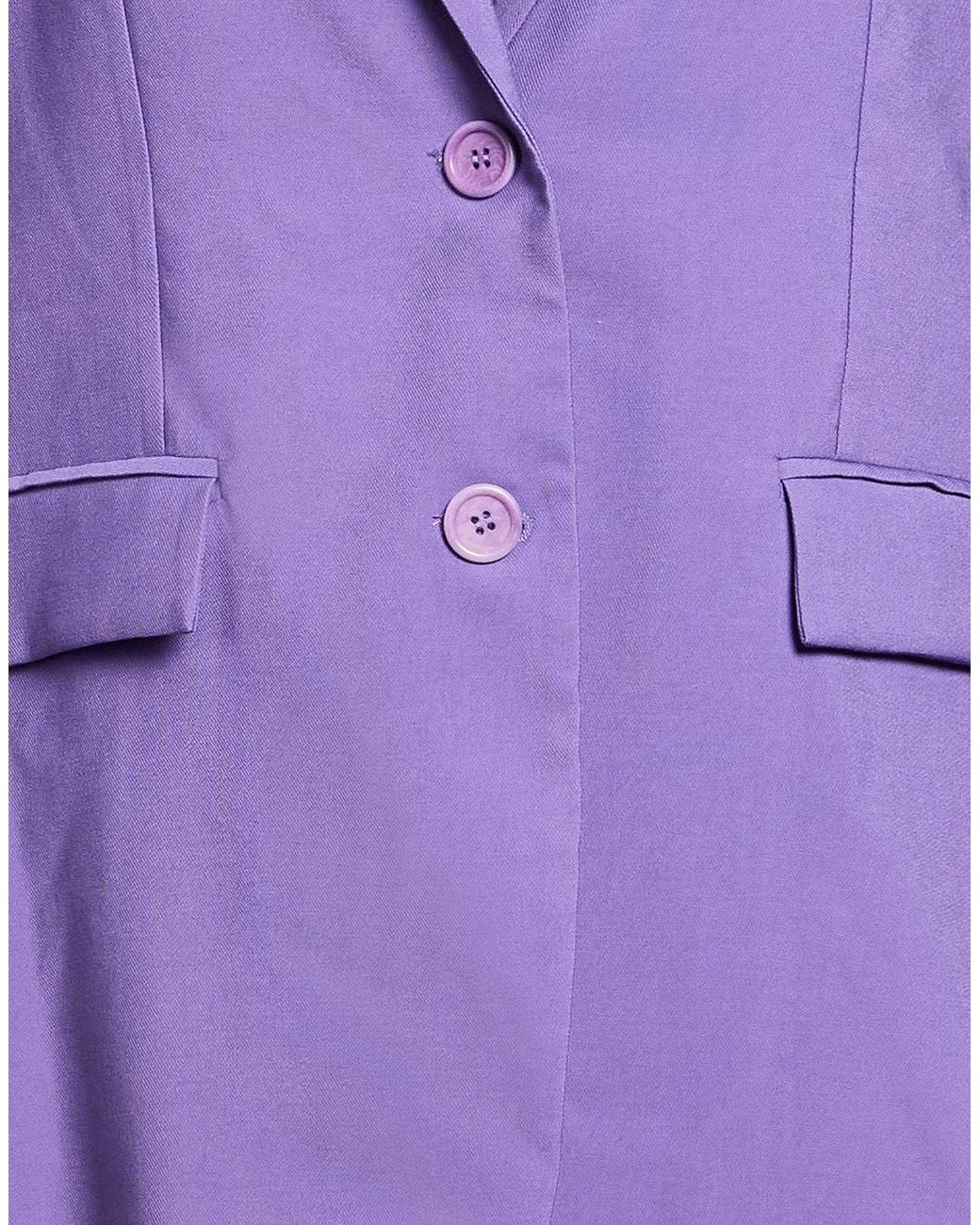 Suoli Purple Blazer Viscose, Polyester