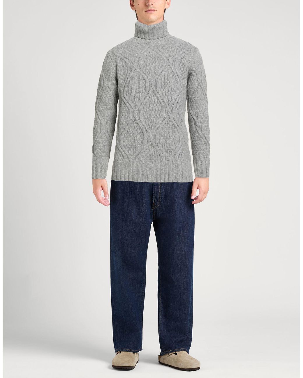 Paoloni Gray Turtleneck for men