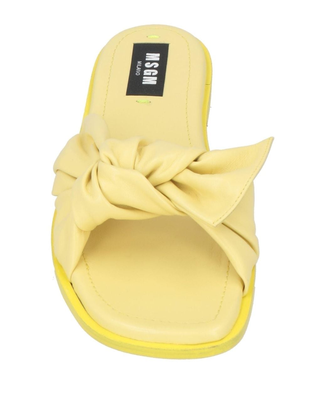 MSGM Yellow Sandals
